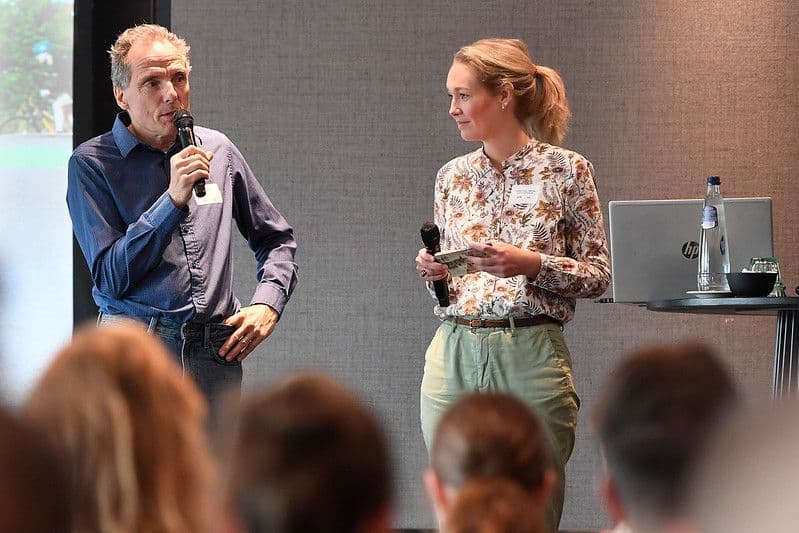 Anneleen aan het woord tijdens het Kennisevent Buitenkansen